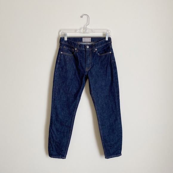 Everlane | Mid Rise Skinny Jean Dark Wash - Picture 2 of 10